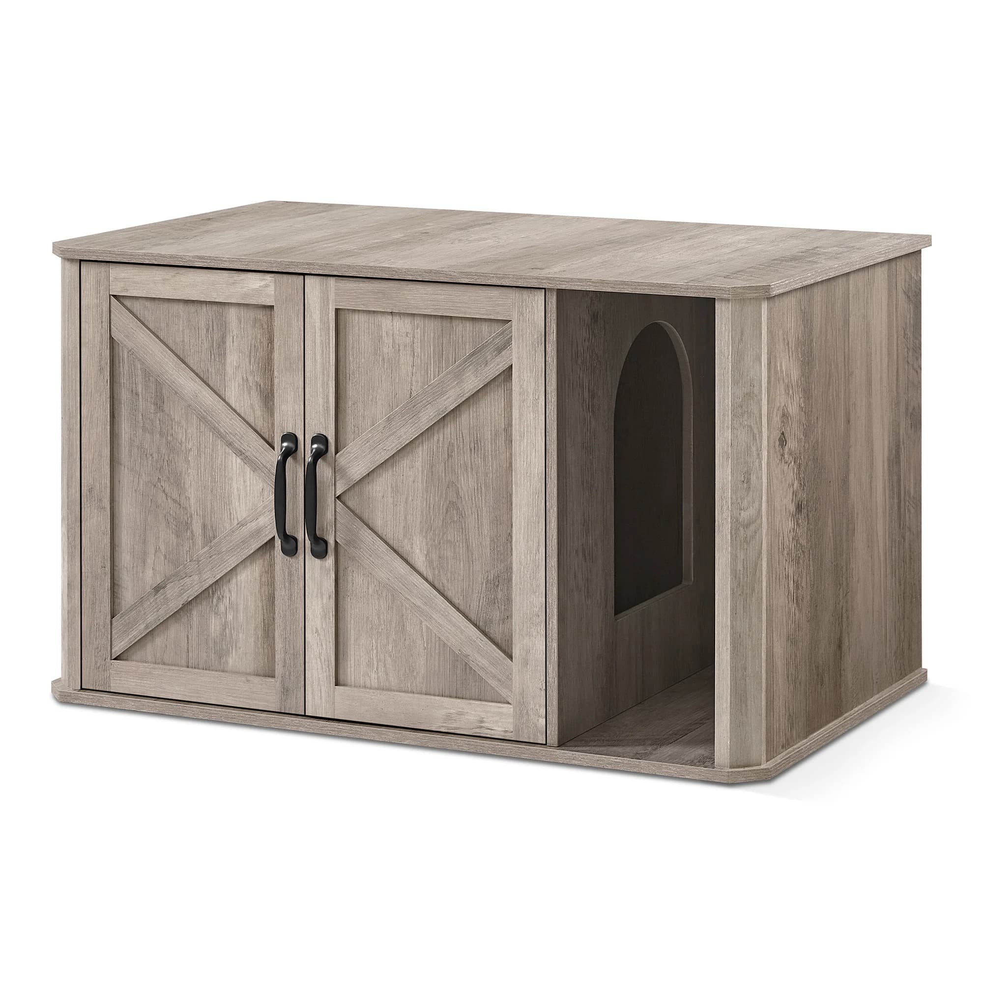 armoire-bois-chat-rustique